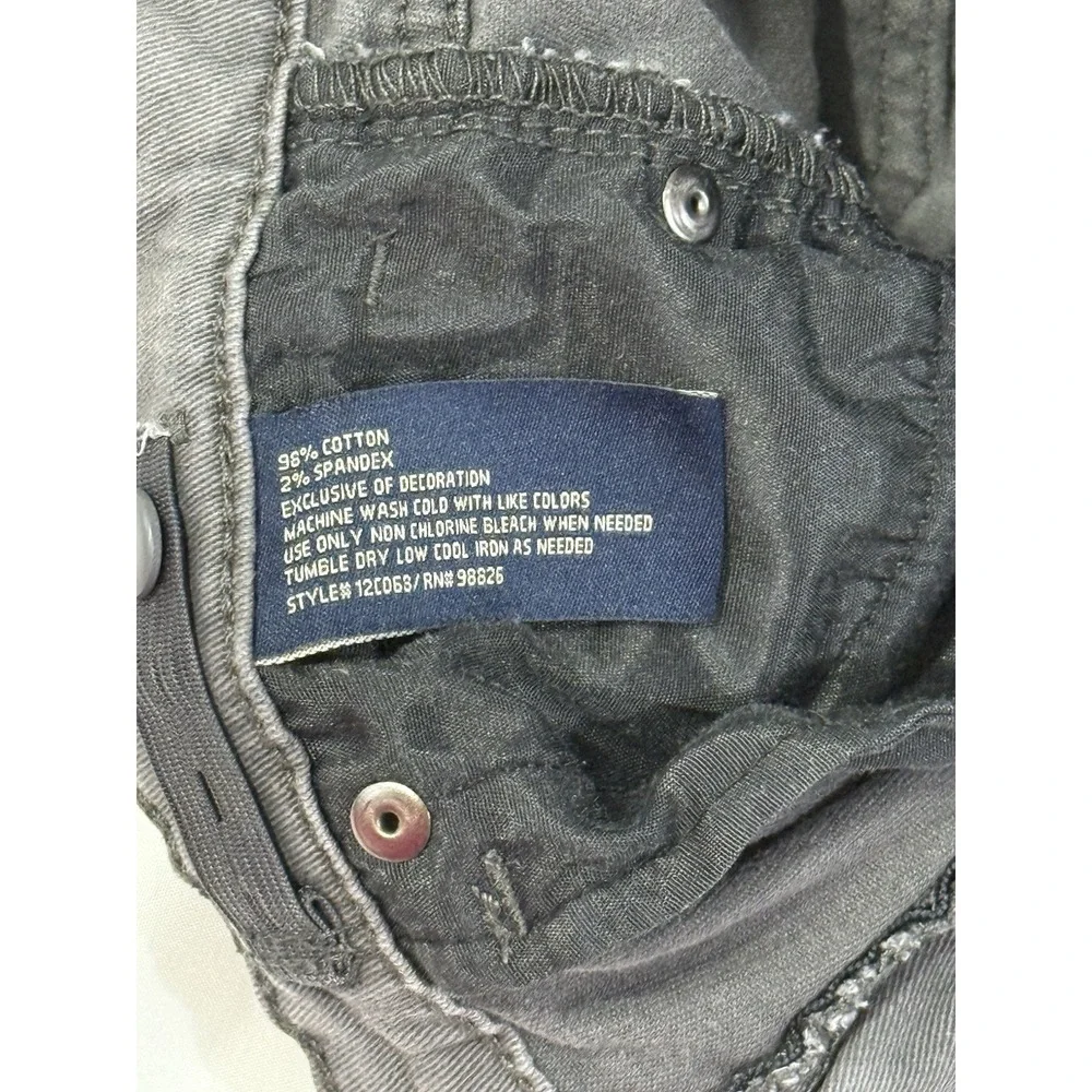U.S. POLO ASSN Jeans Boys Size 6 straight leg Kids Gray‎ Adjustable Waist